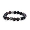 The Black Leopard Garnet Gemstone Bracelet