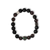 The Black Leopard Garnet Gemstone Bracelet