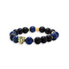 The Gold Leopard Lapis Lazuli Gemstone Bracelet