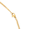 Gold Line Engraved Hollow Necklace