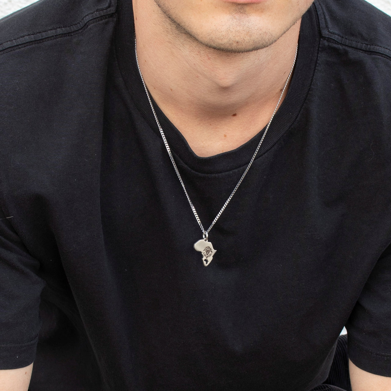 Rooted South Lion Pride Necklace - Silver Edition