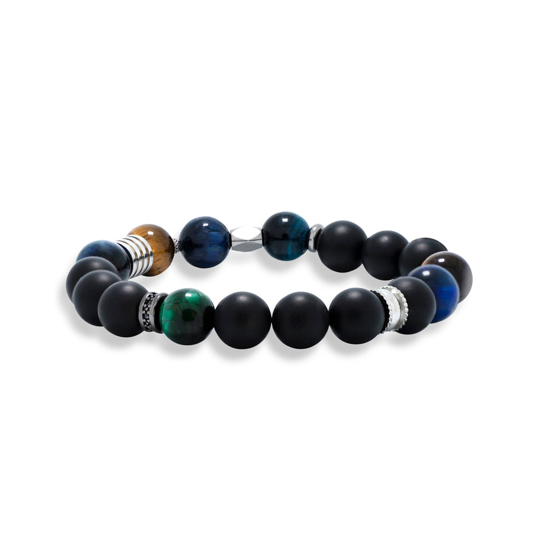 Multi Colour Tigers Eye Gemstone Bracelet
