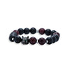 The Wolf Head Garnet Gemstone Bracelet