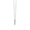 The Lightning Strike Silver Short Bar Necklace