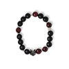 The Wolf Head Garnet Gemstone Bracelet