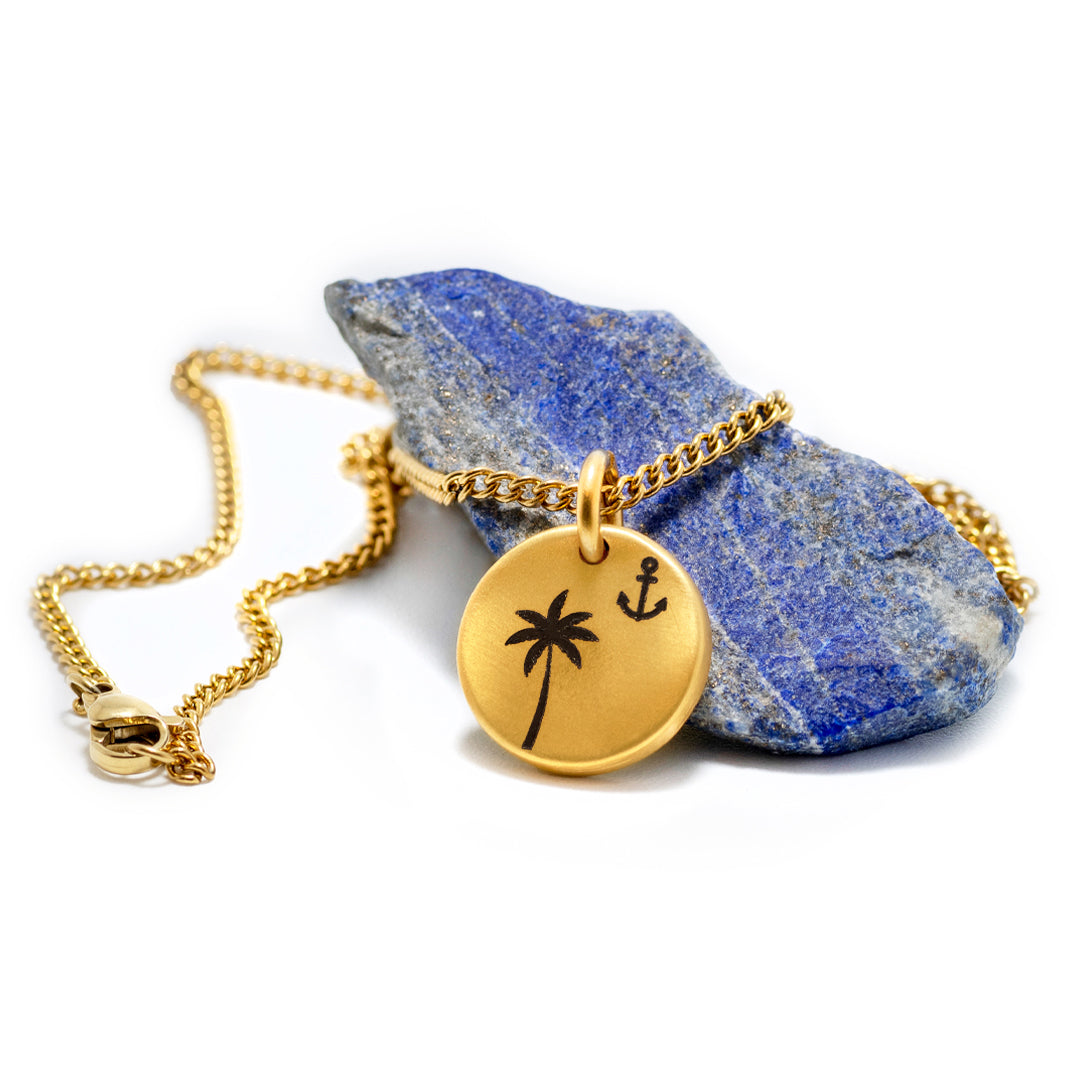The Palm Anchor  - Gold Edition Necklace