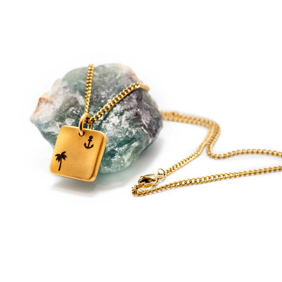 The Palm Anchor - Gold Edition Necklace