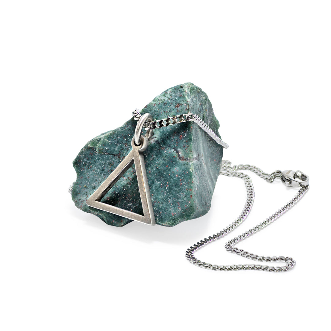 Hollow Triangle - Silver Edition Necklace