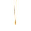 The Lightning Strike Gold Tag Necklace