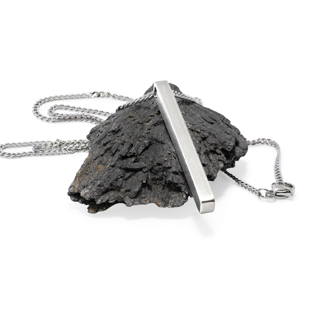 Long Bar - Silver Edition Necklace