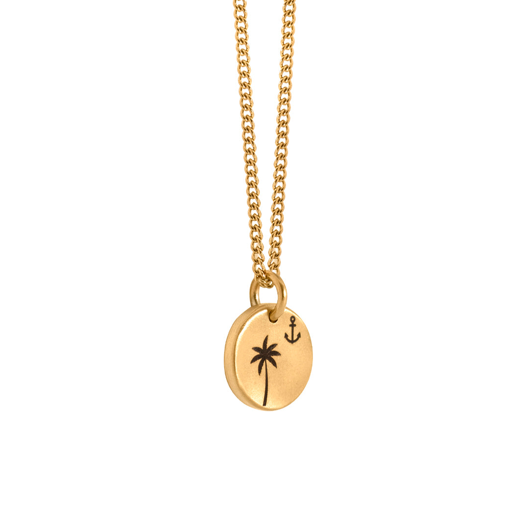 The Palm Anchor  - Gold Edition Necklace