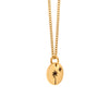 The Palm Sun Gold Disc Necklace