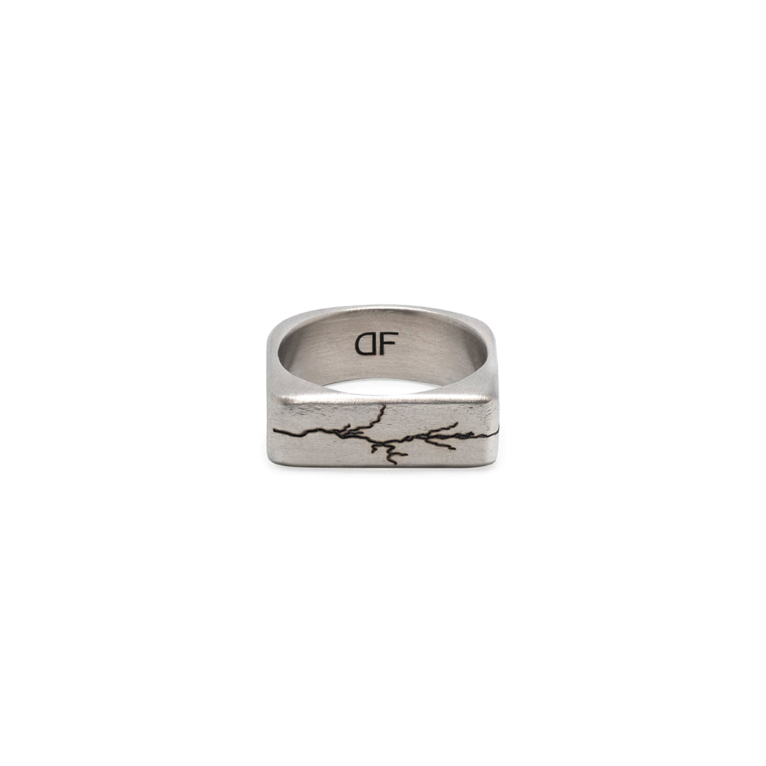 Urban Edge Lightning Strike - Silver Edition Ring