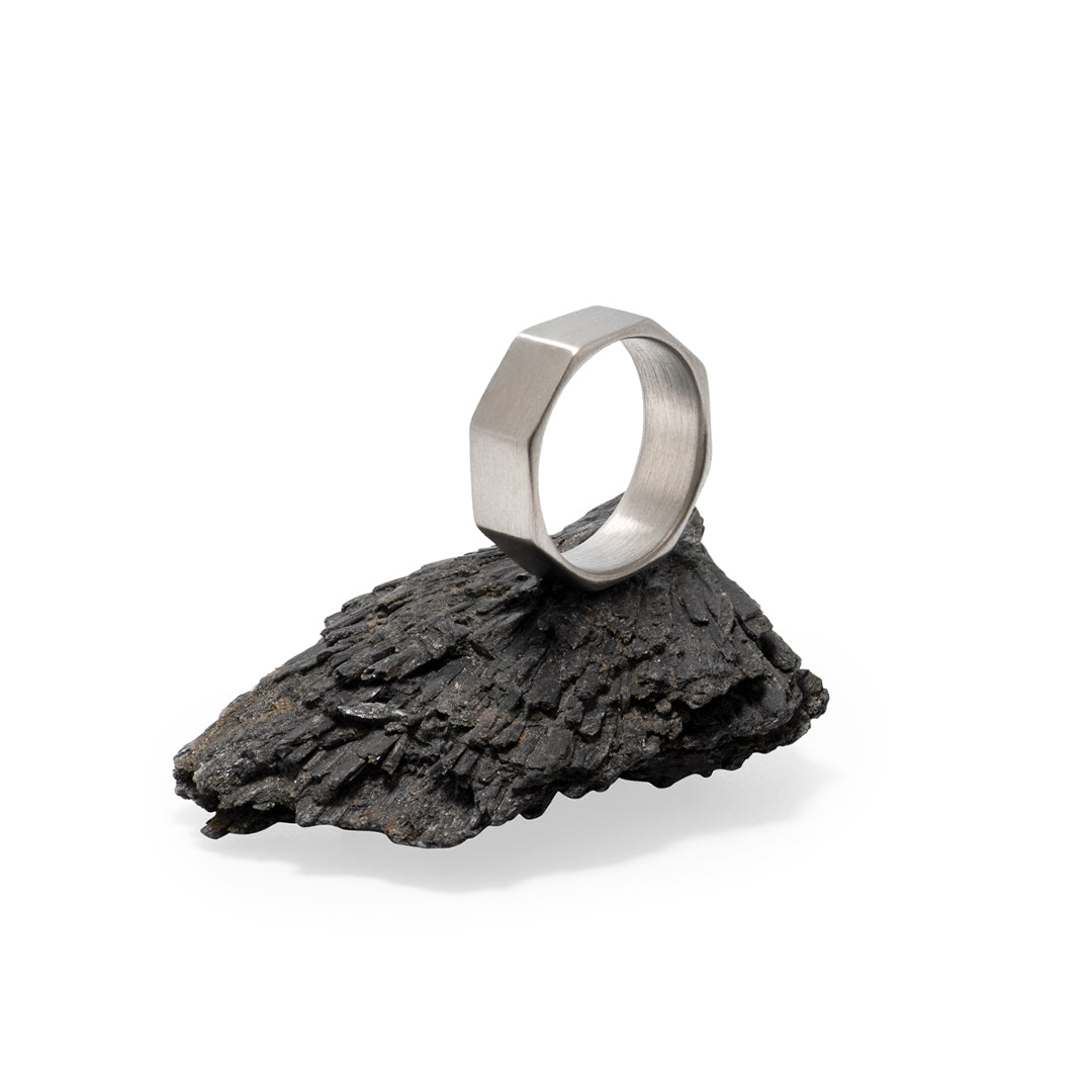 Octagon - Silver Edition Ring