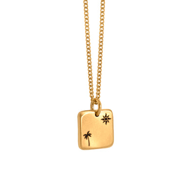 Sunrise Palm - Gold Edition Necklace