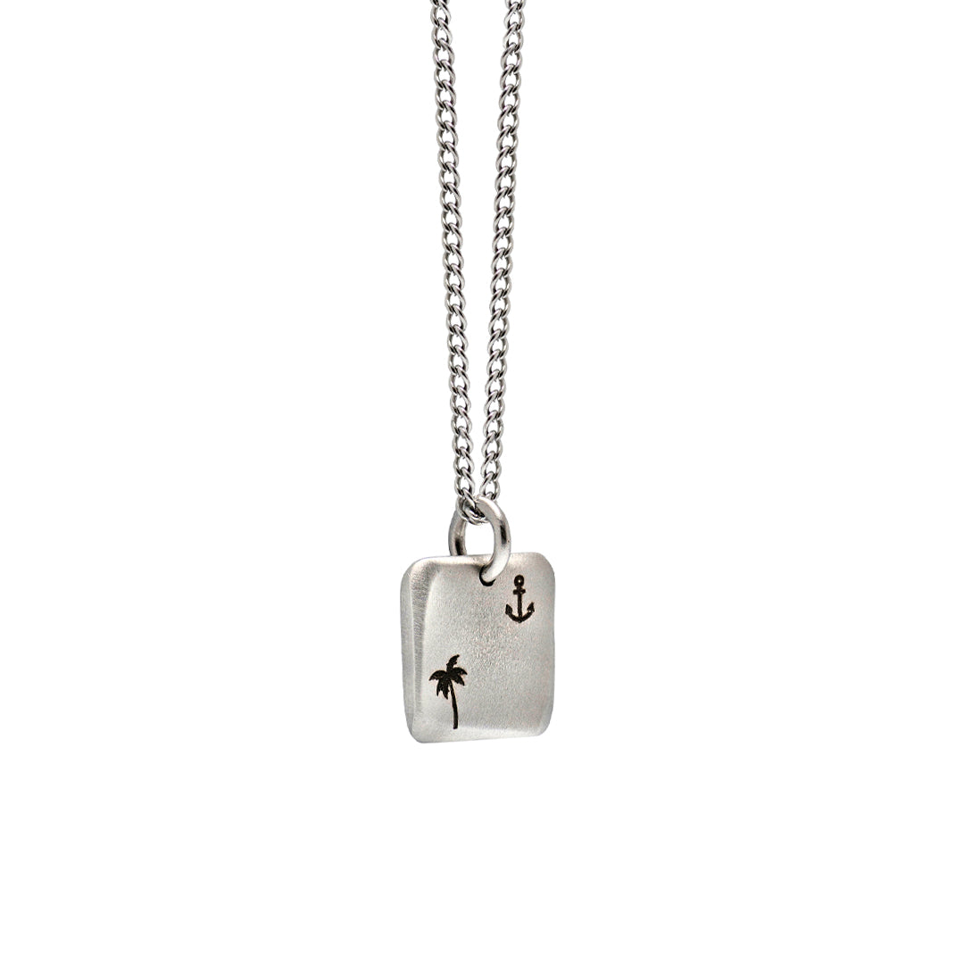 The Palm Anchor - Silver Edition Necklace