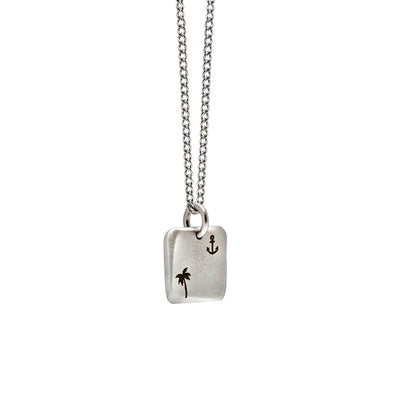 The Palm Anchor - Silver Edition Necklace