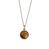 Tigers Eye Gem Stone Cased Necklace