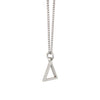 Hollow Triangle Necklace