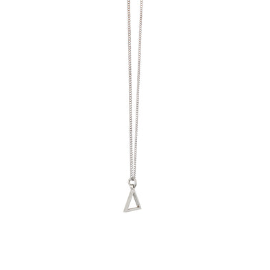 Hollow Triangle Necklace