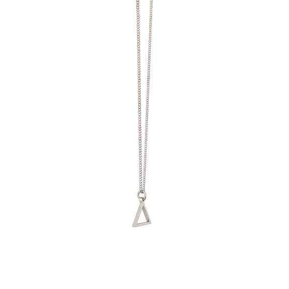 Hollow Triangle Necklace