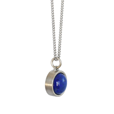 Lapis Lazuli Gem Stone Cased Pendant