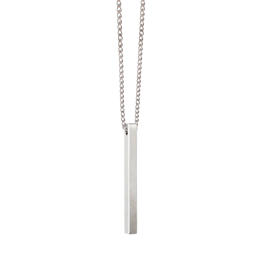 Long Bar - Silver Edition Necklace