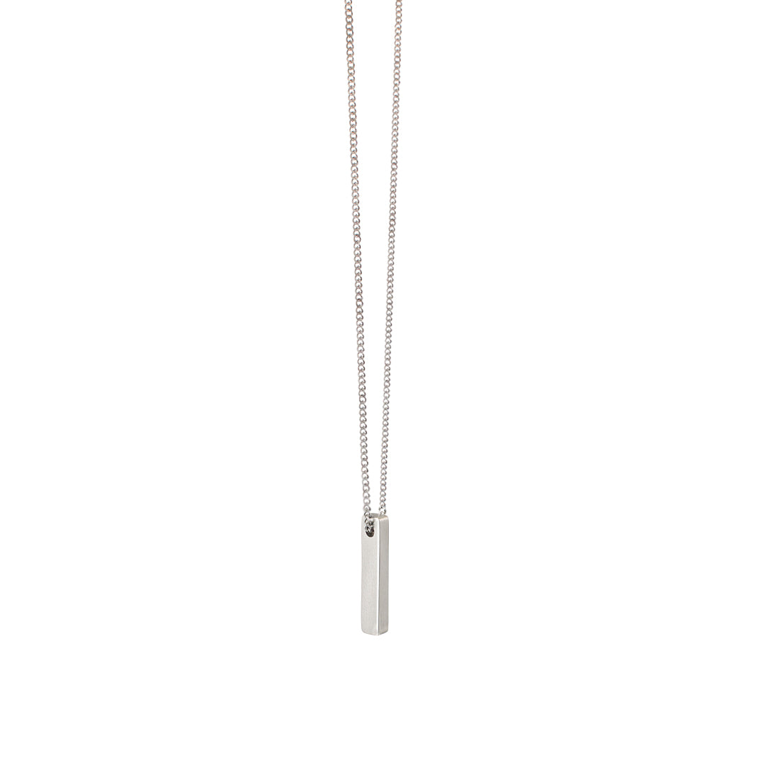 Silver Bar Necklace – RoseGold & Black Pty Ltd