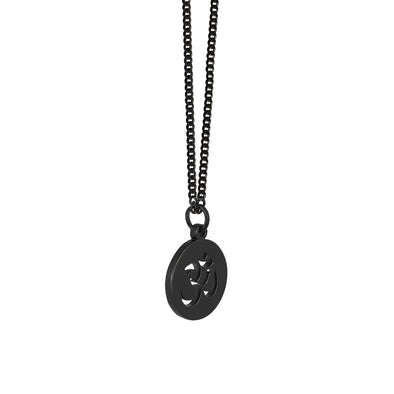 Om Namah Shivaya Black Necklace