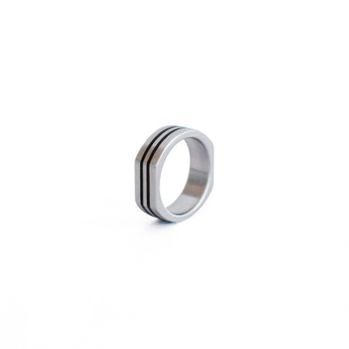 Two Line Engrave Versatile Ring